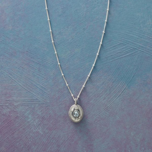 Sterling Silver Birthstone Locket