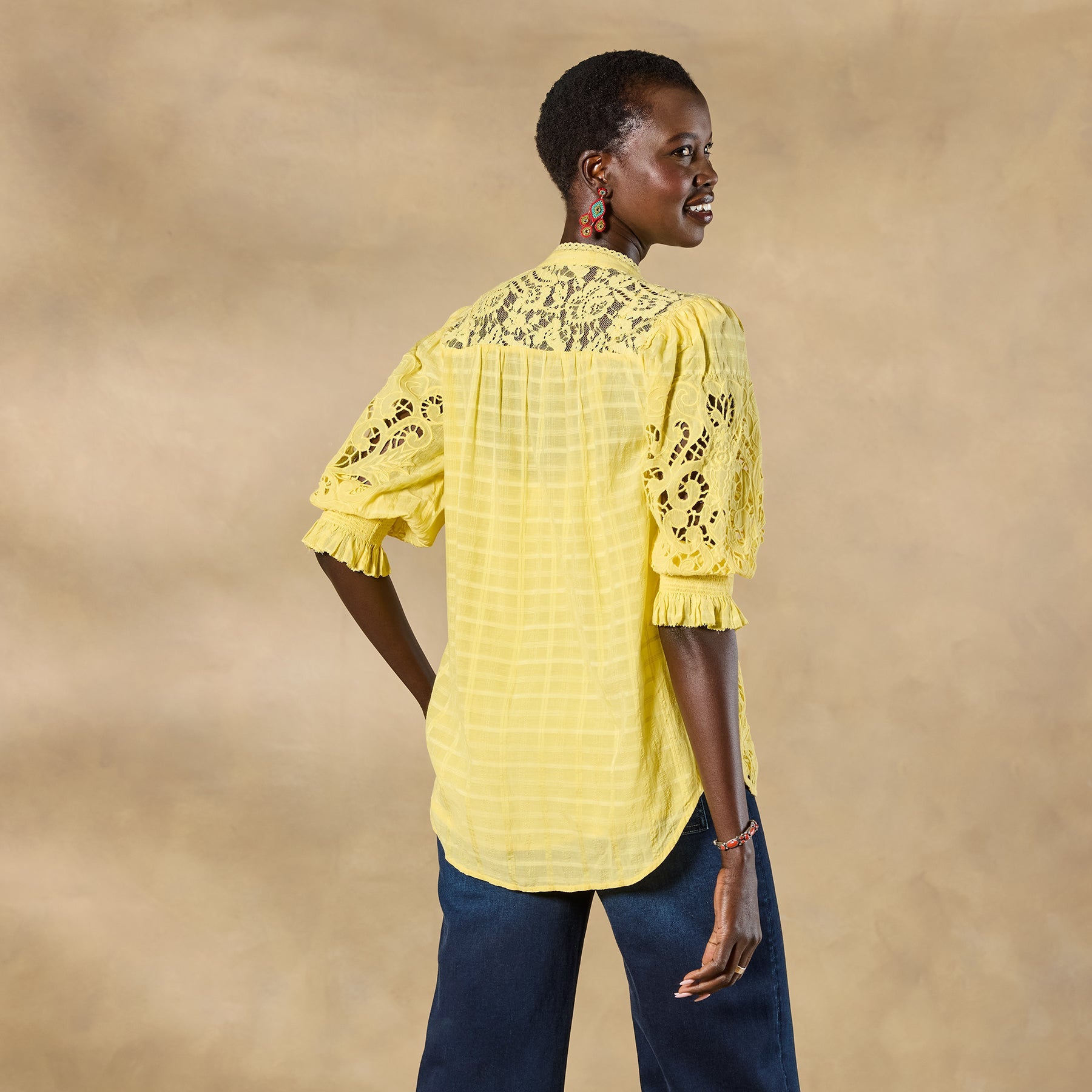 Garbo Lace Top