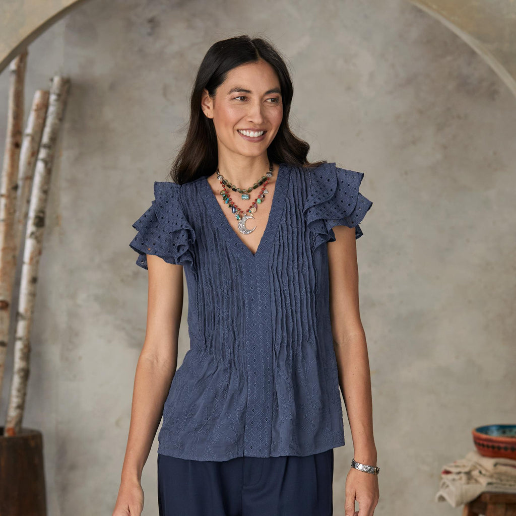 Lille Flutter Top. Petite