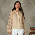 Frances Lace Button-down
