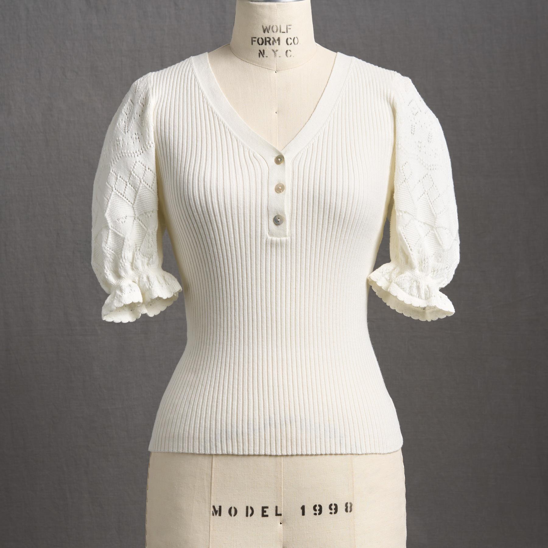 Twyla Stitch Sweater. Petite