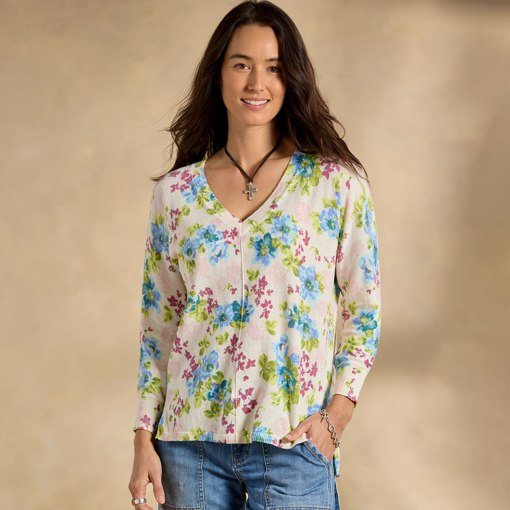 Floral Johanna Sweater