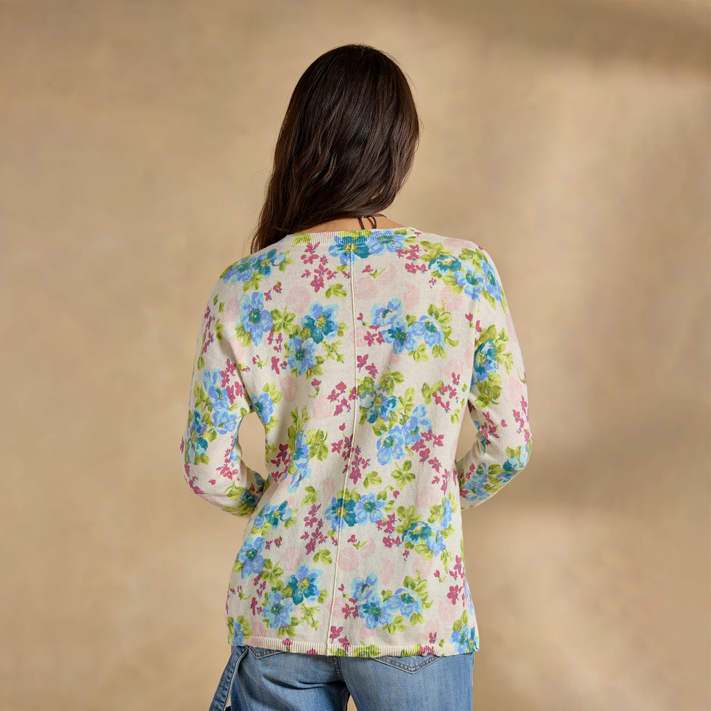 Floral Johanna Sweater. Petite