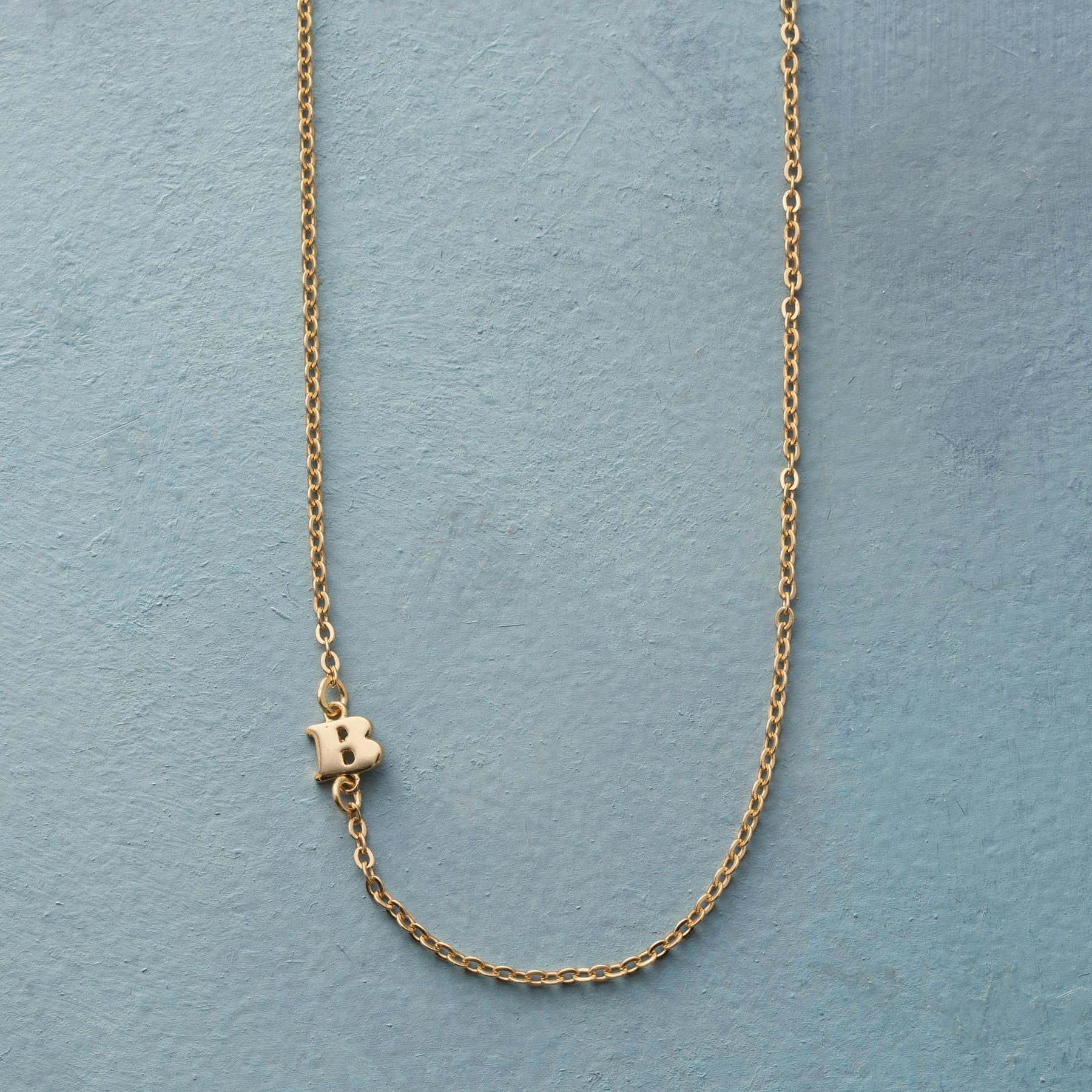 Initial Spark Necklace