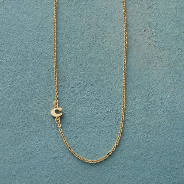 Initial Spark Necklace