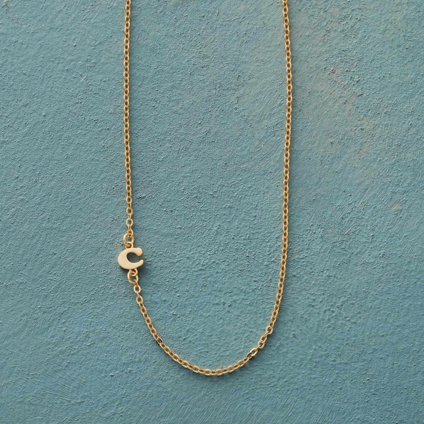 Initial Spark Necklace