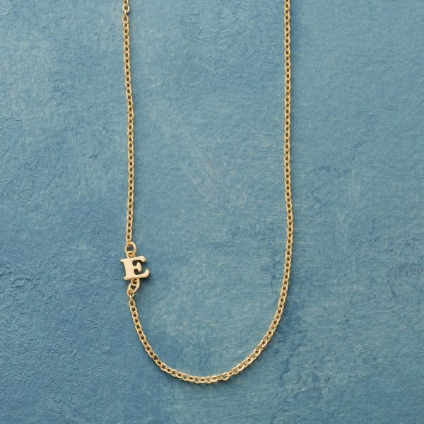 Initial Spark Necklace
