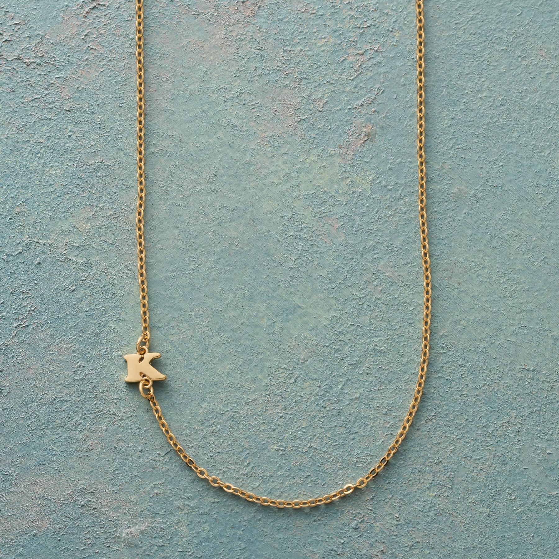 Initial Spark Necklace