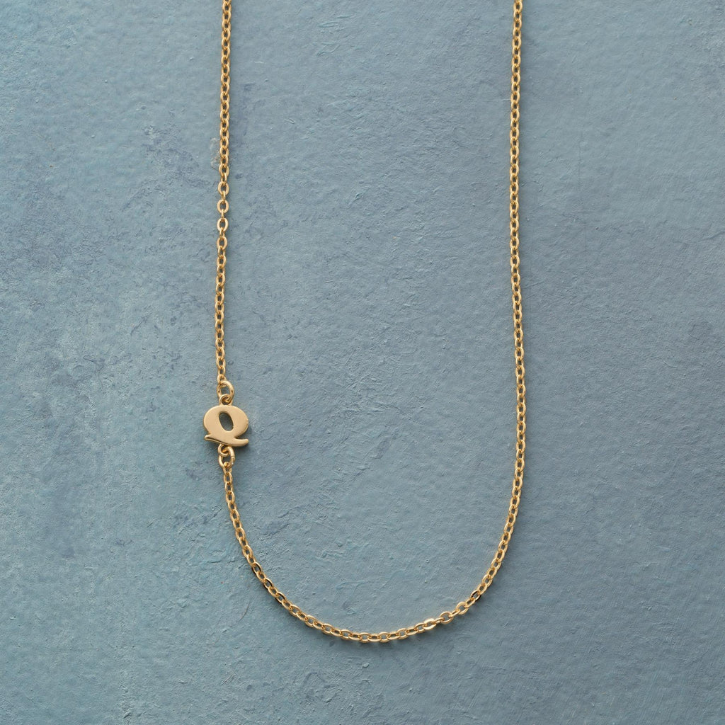 Initial Spark Necklace