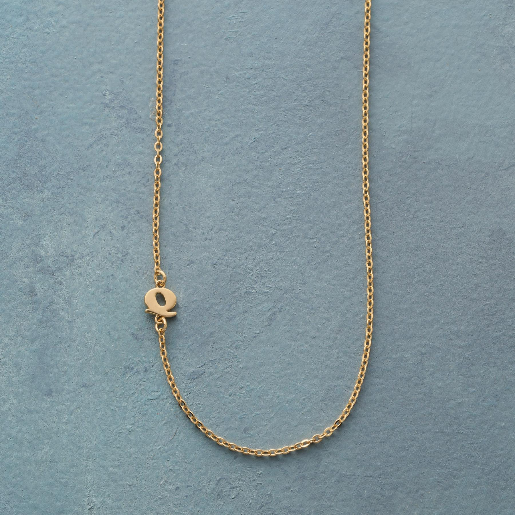 Initial Spark Necklace
