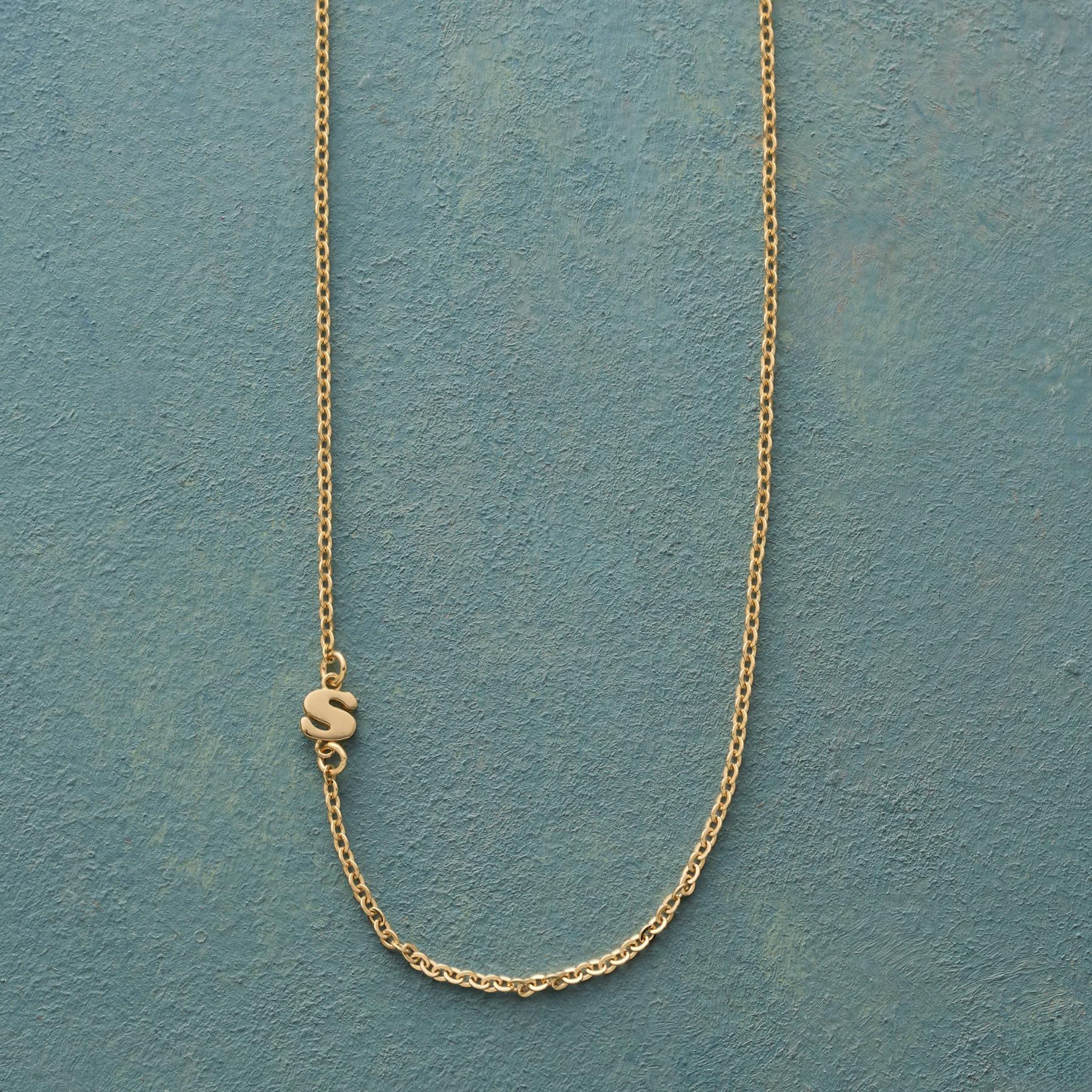 Initial Spark Necklace