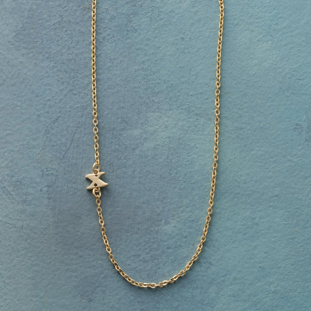 Initial Spark Necklace