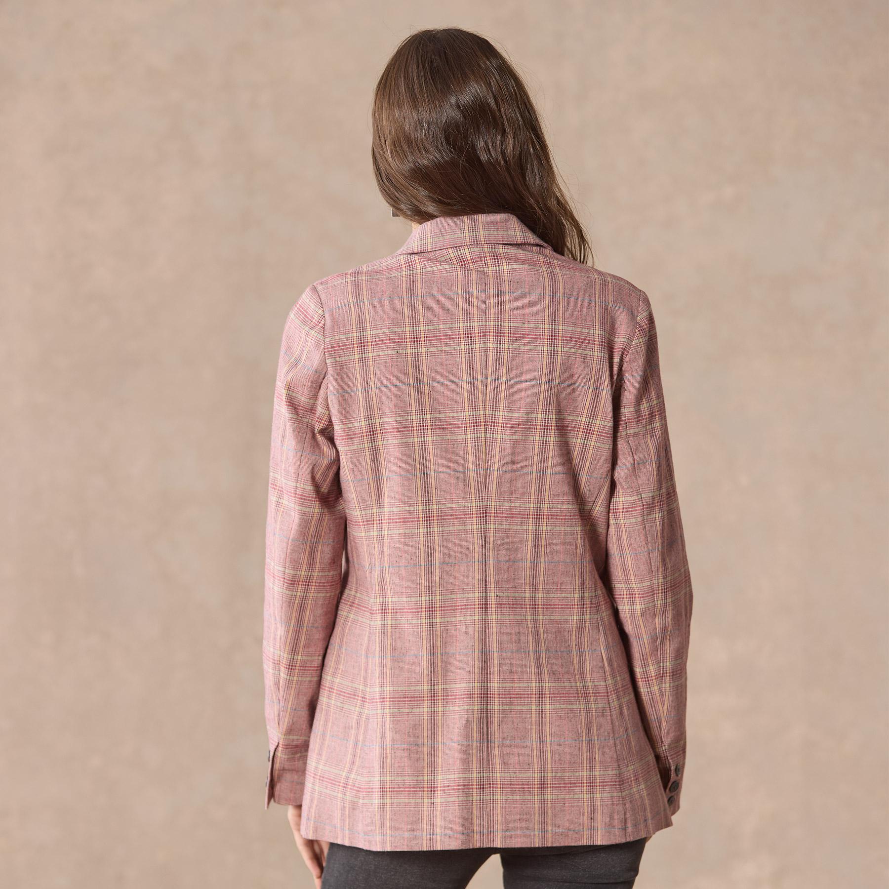 Whitman Plaid Blazer. Petite