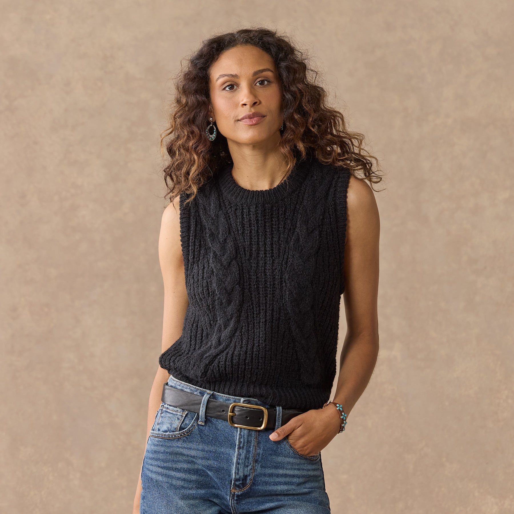 Carsyn Sweater Vest. Petite