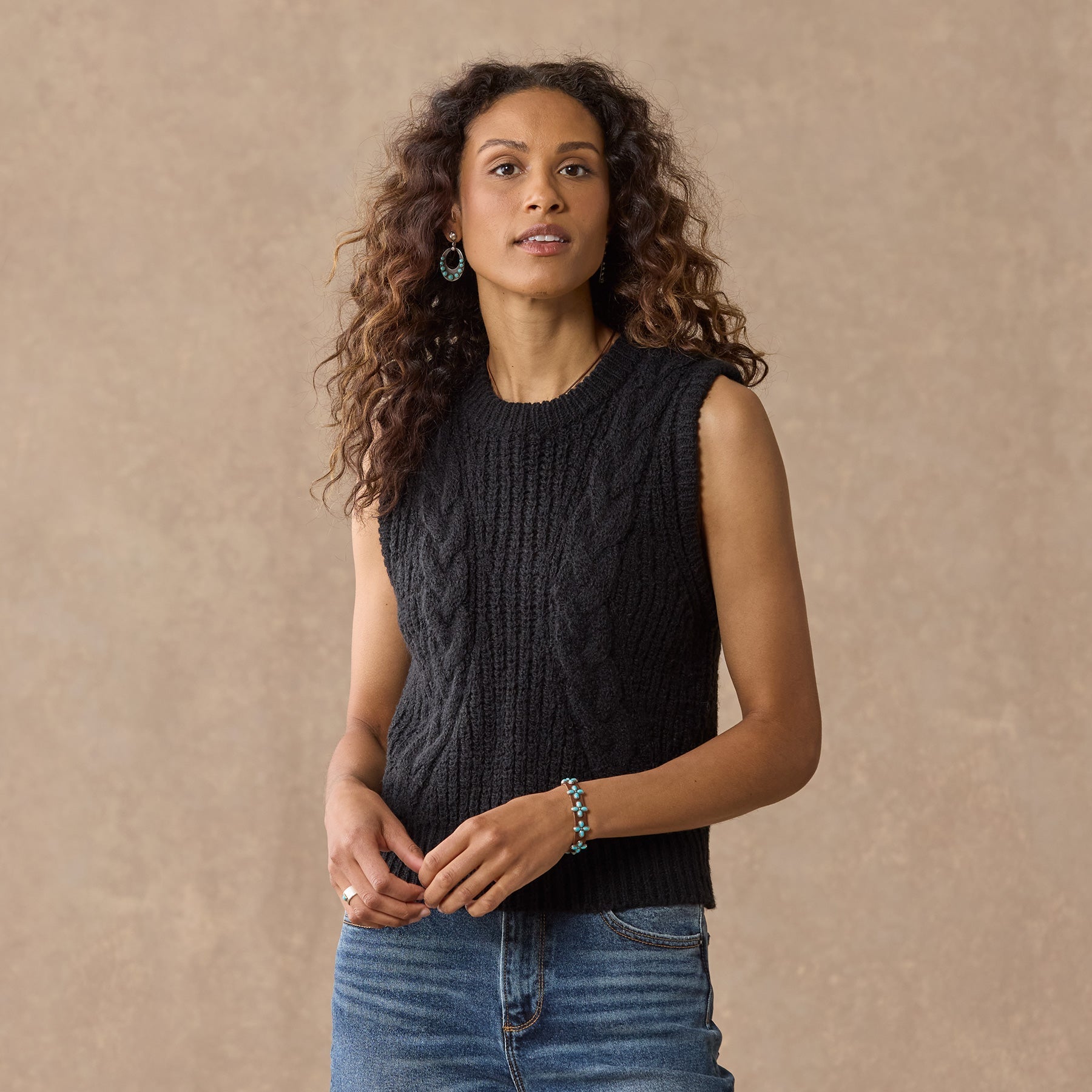 Carsyn Sweater Vest. Petite