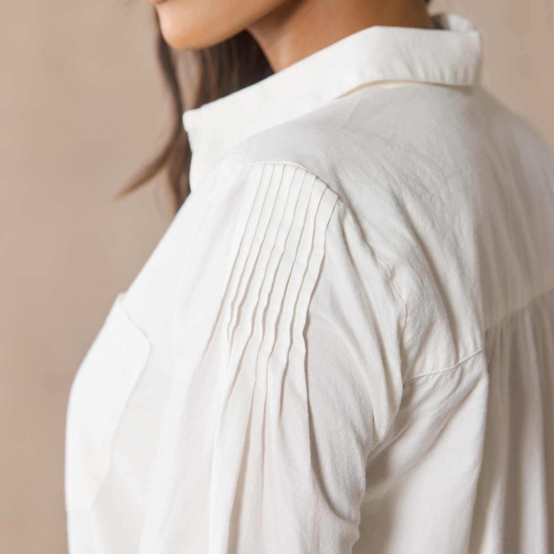 Karla Embroidered Shirt. Petite
