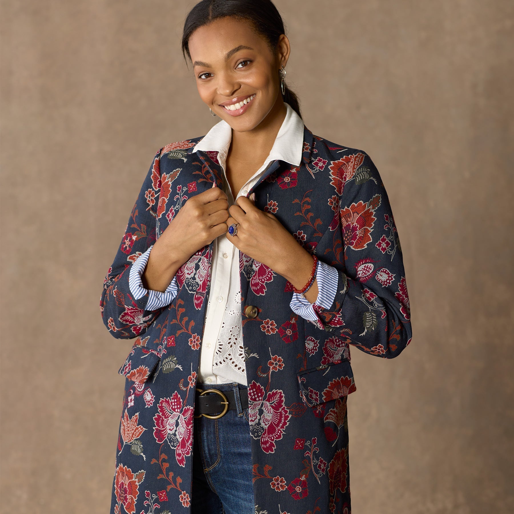 Estelle Floral Topper. Petite