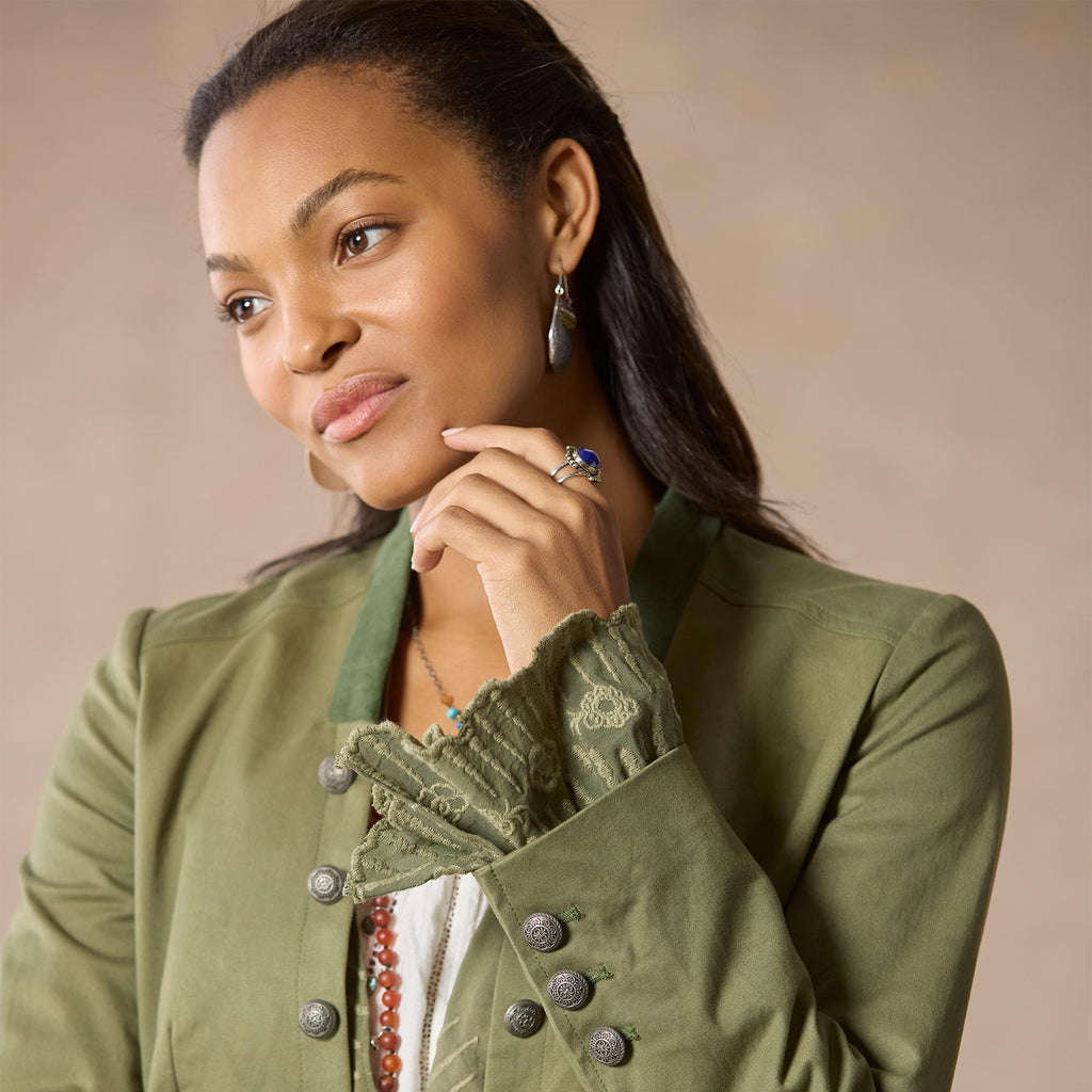 Caroline Ruffle Jacket