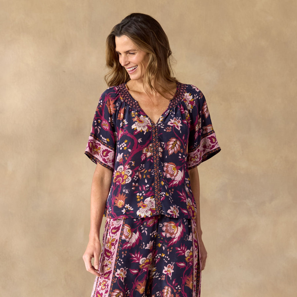 Blossom And Beauty Pajama Top