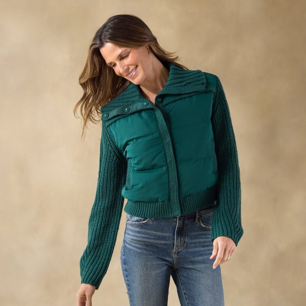 Melanie Marie Sweater Jacket. Petite