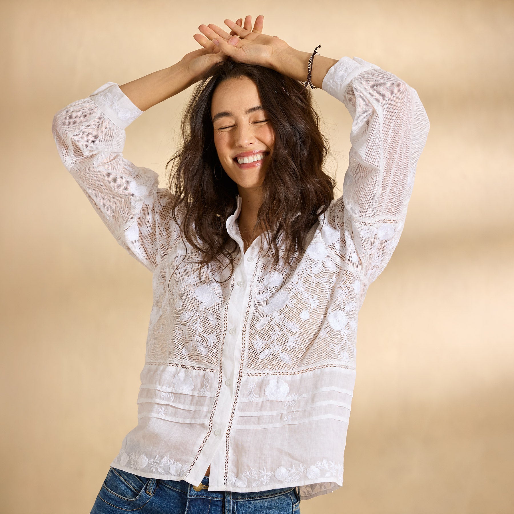 Beaumont Blooms Top