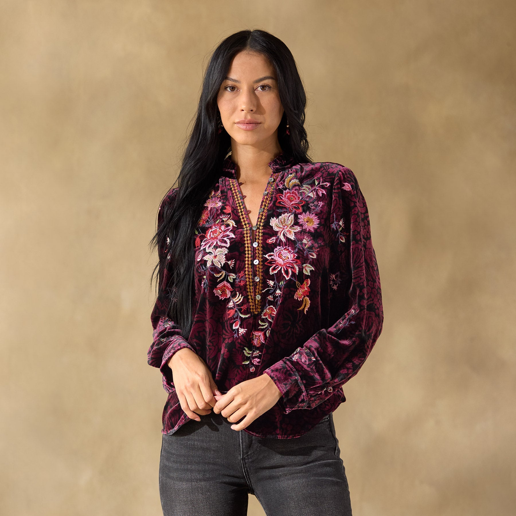 Elisabeth Velvet Top