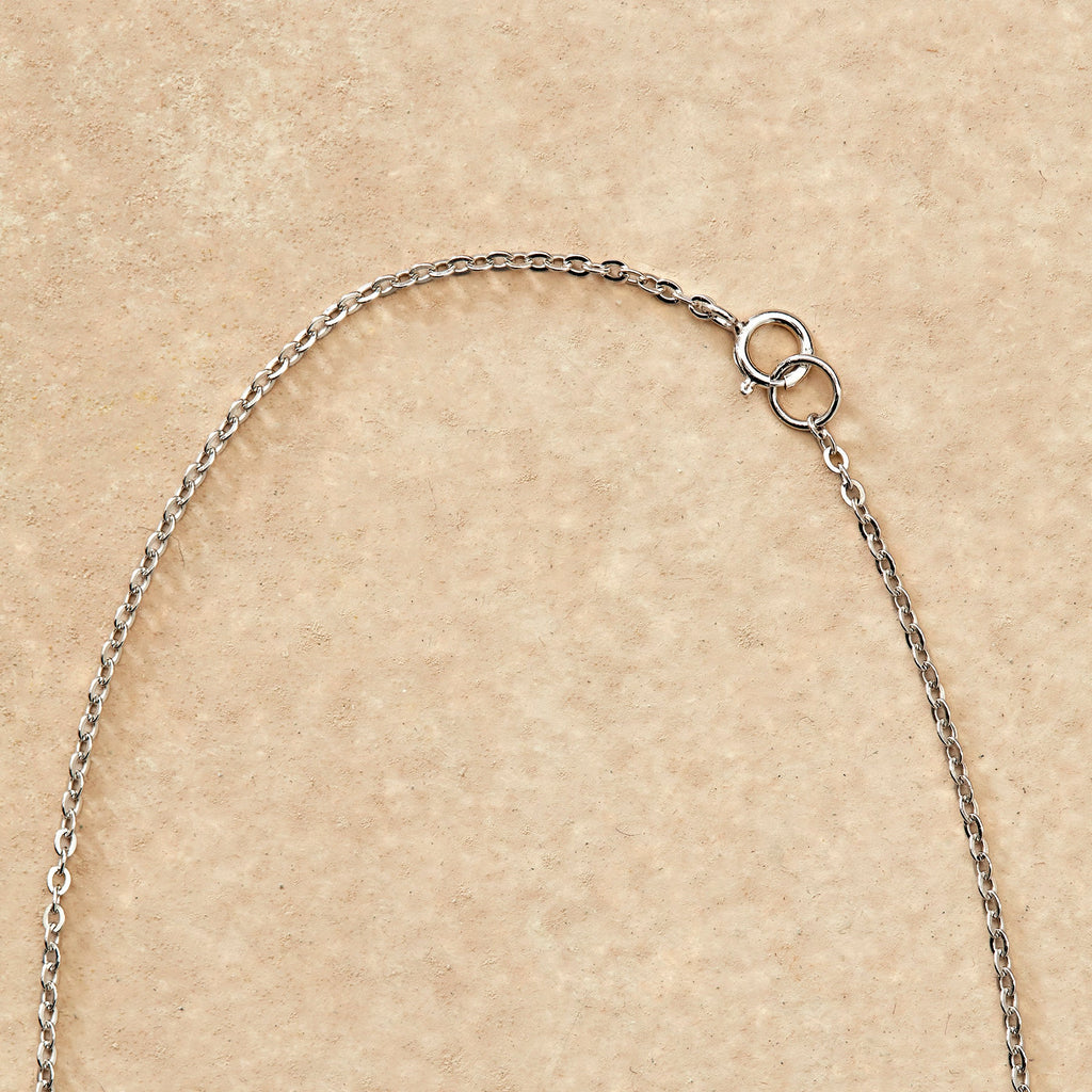 Silver Bright Faith Necklace