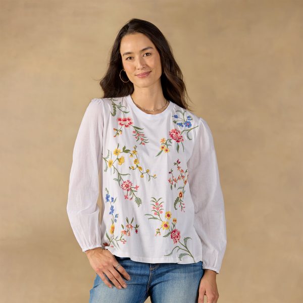 Sophia Mixed-Media Top