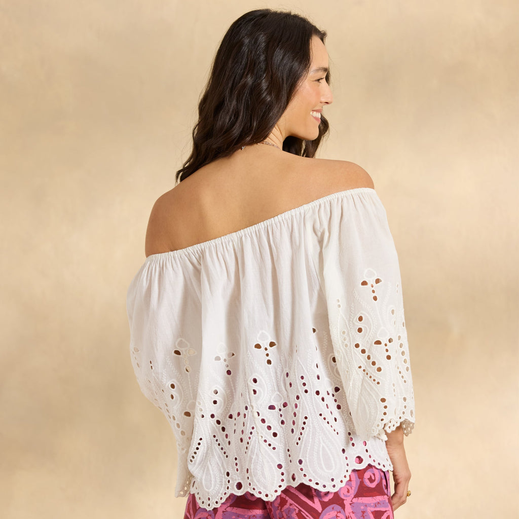 Etta Eyelet Top