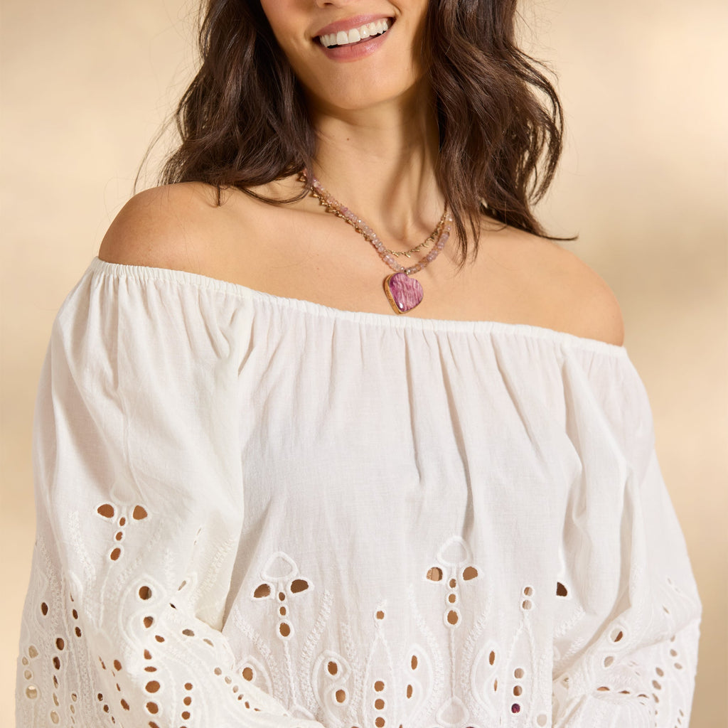 Etta Eyelet Top