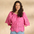 Etta Eyelet Top