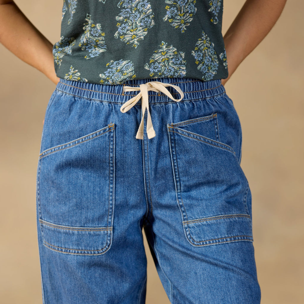 Nyla Denim Joggers