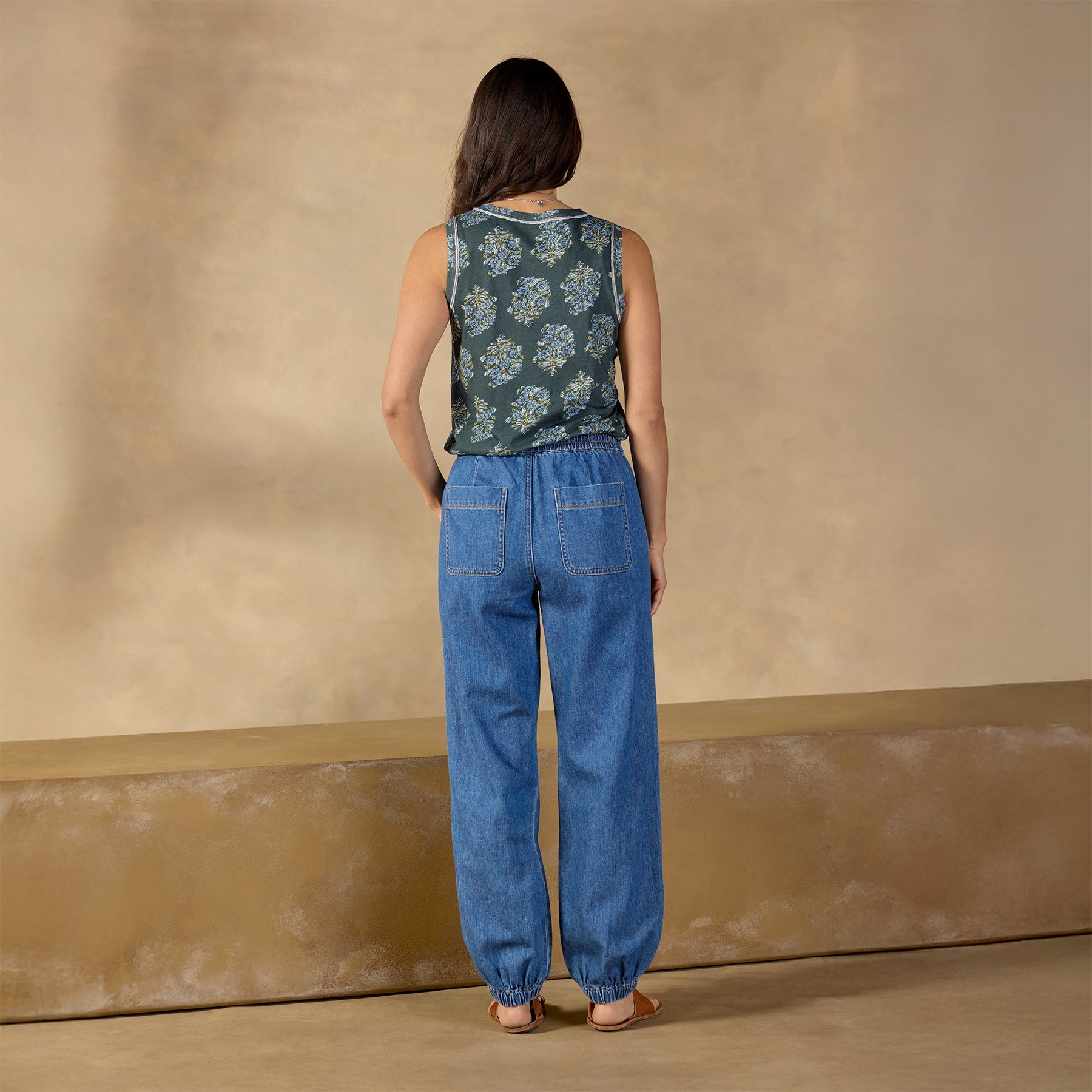 Nyla Denim Joggers