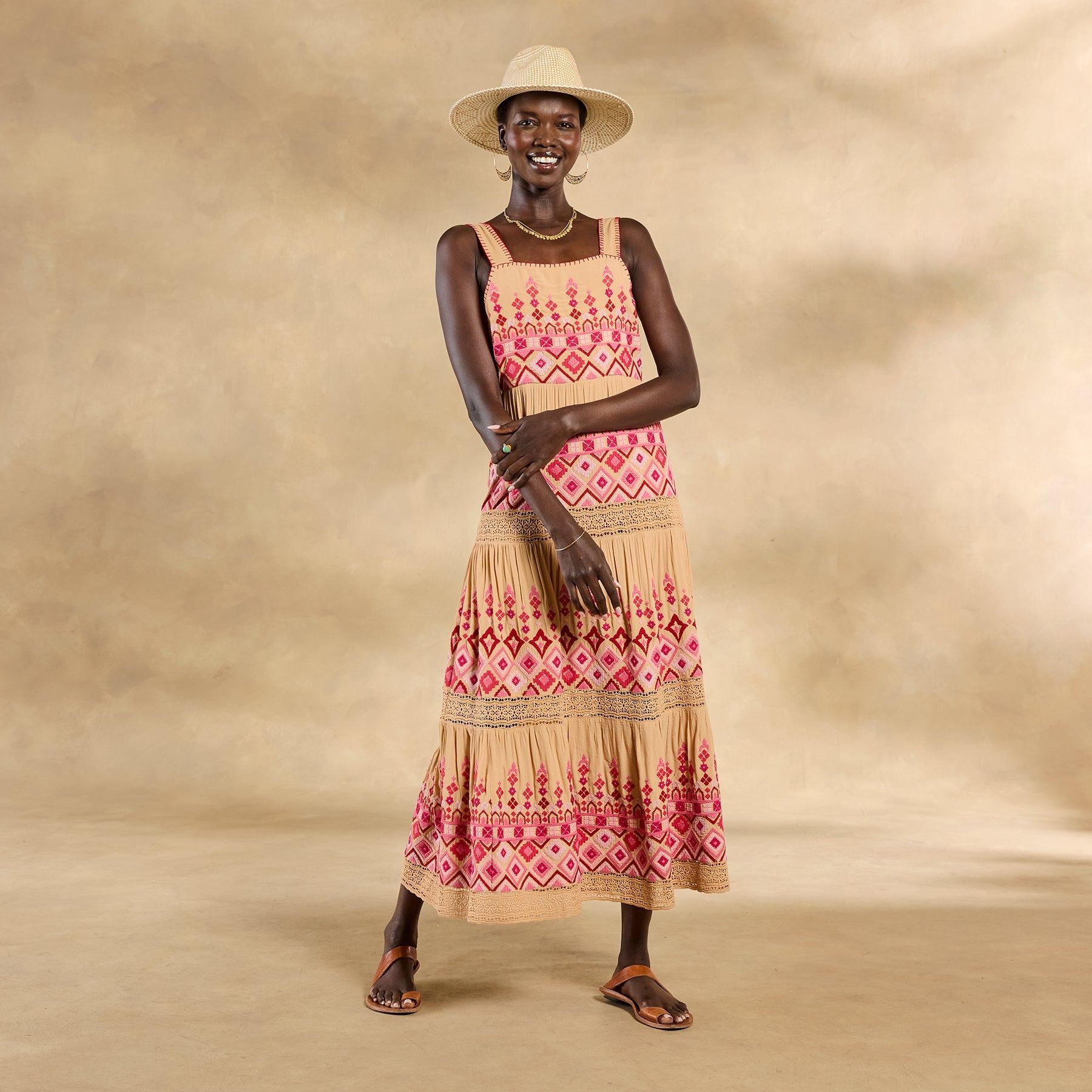 Garden Sunset Dress. Petite