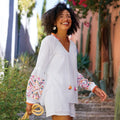 Leda Embroidered Top