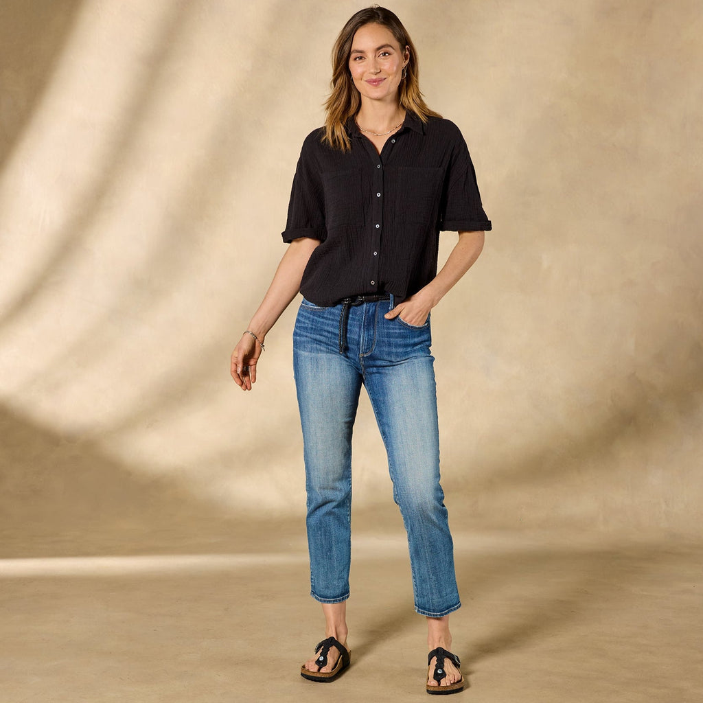 Mona Gauze Camp Shirt