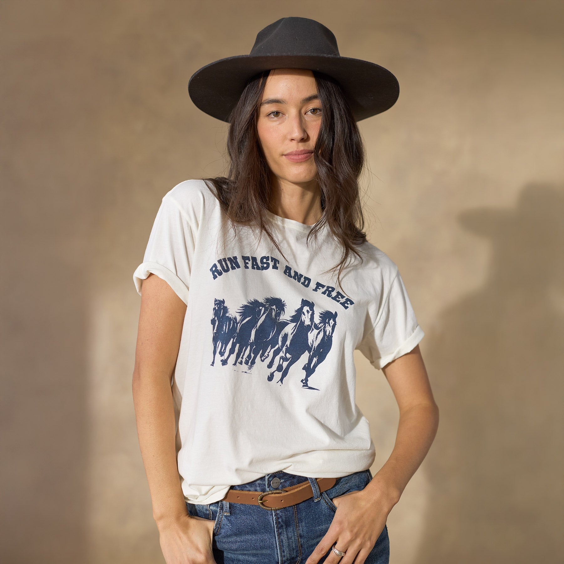 Run Fast And Free Tee