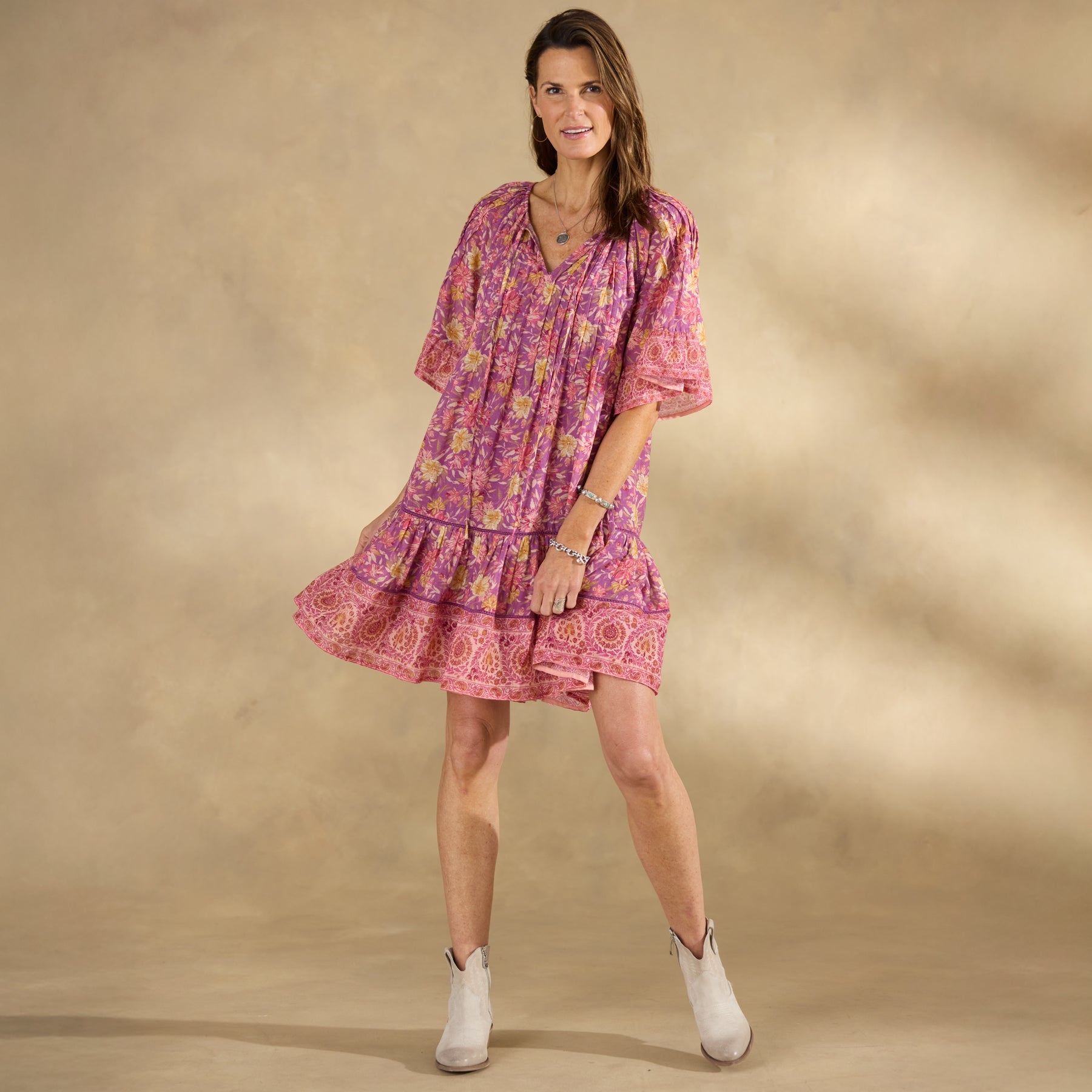 Aisha Printed Dress