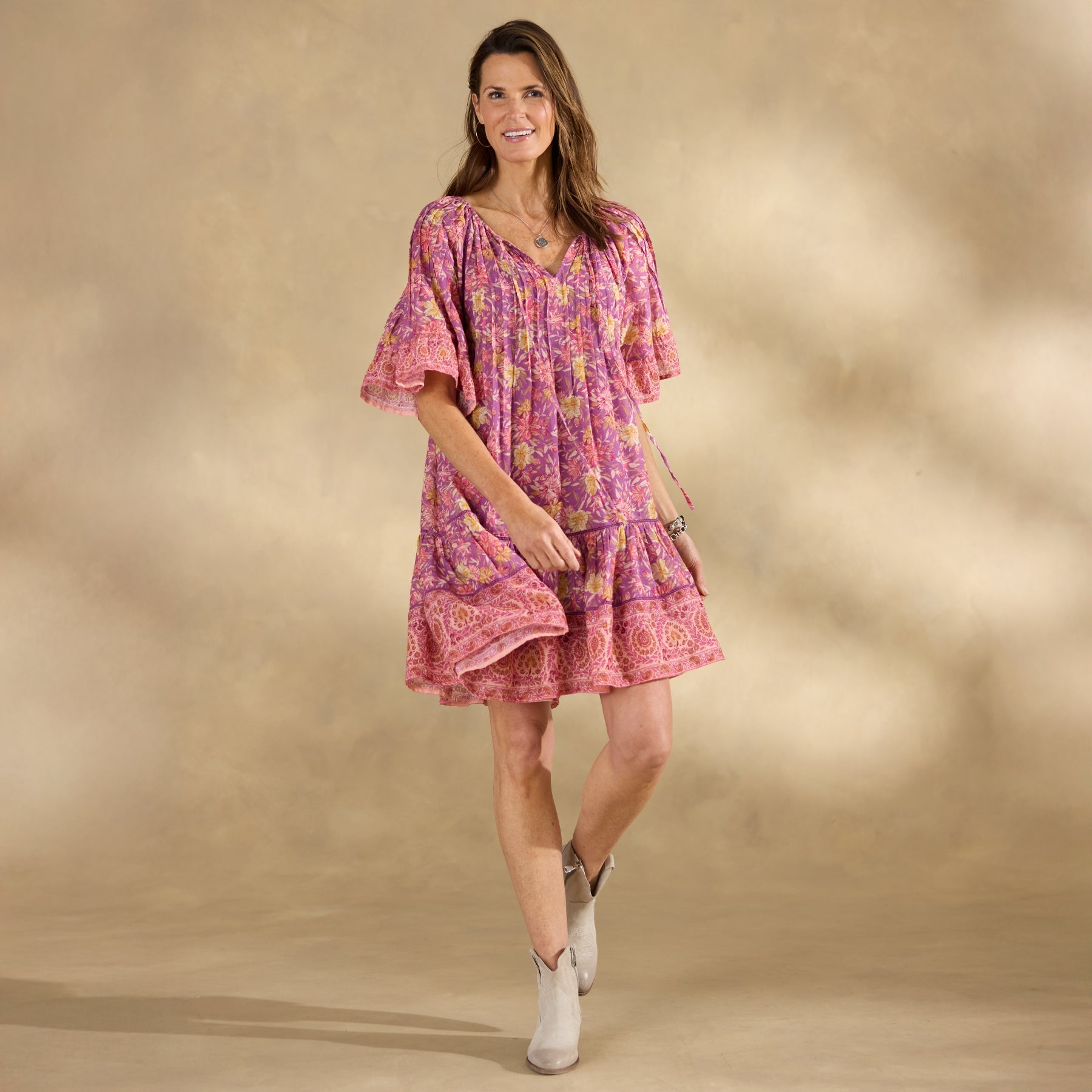 Aisha Printed Dress
