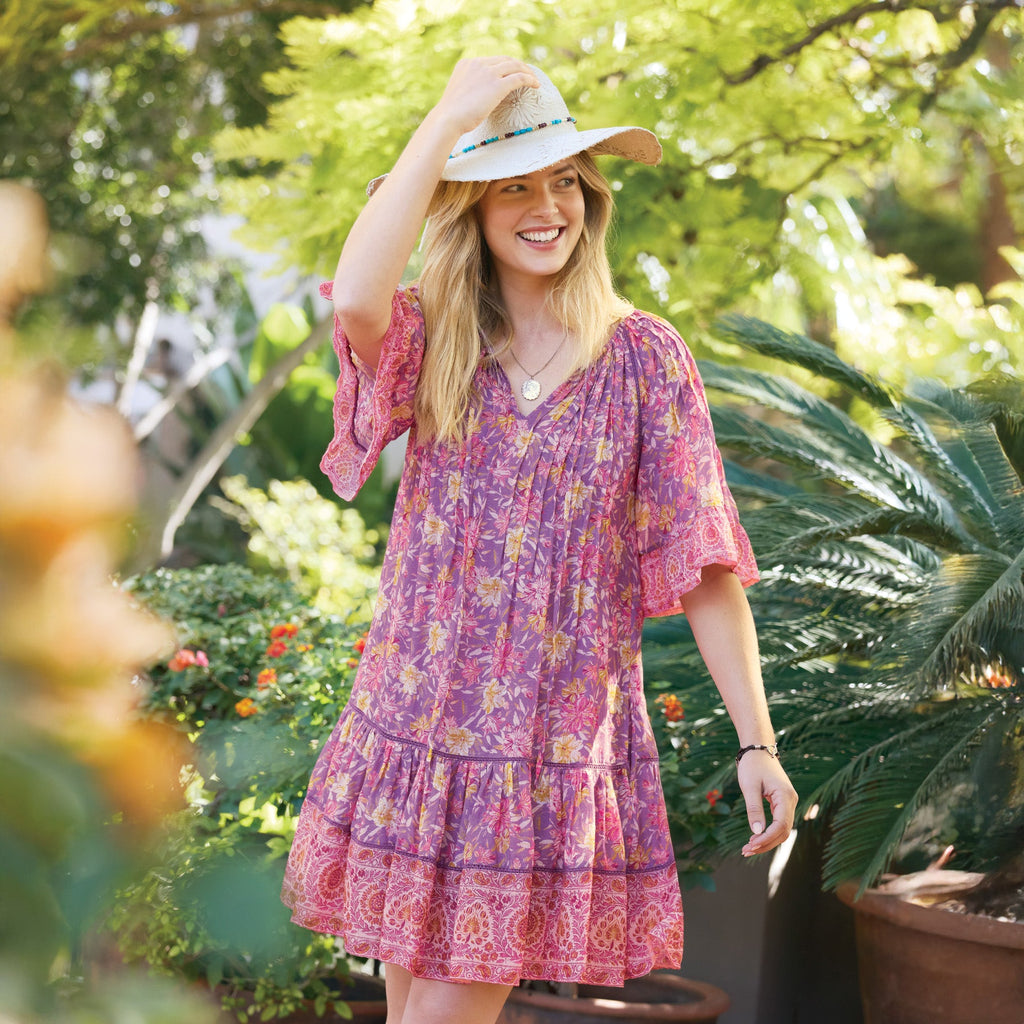 Aisha Printed Dress. Petite