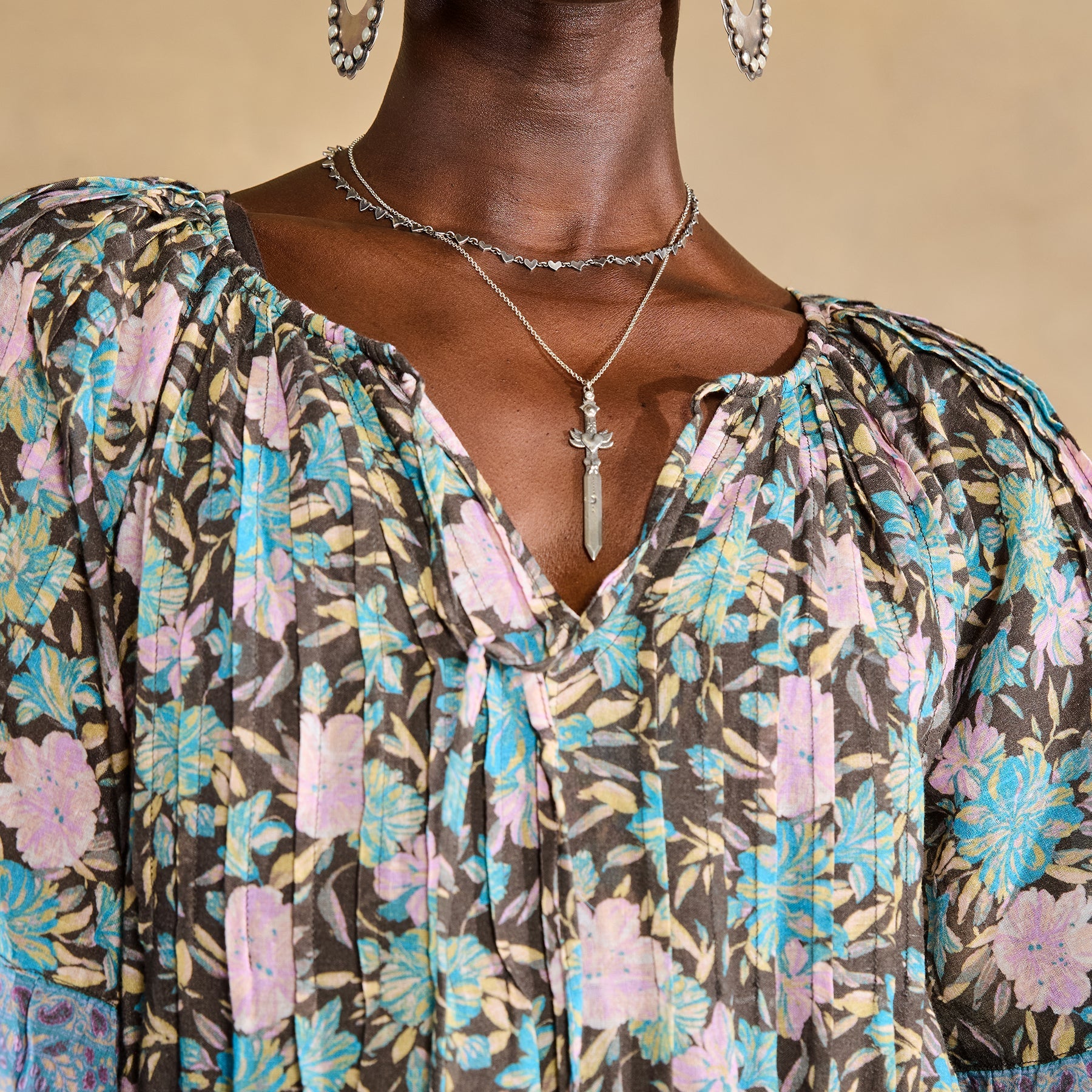 Aisha Printed Dress