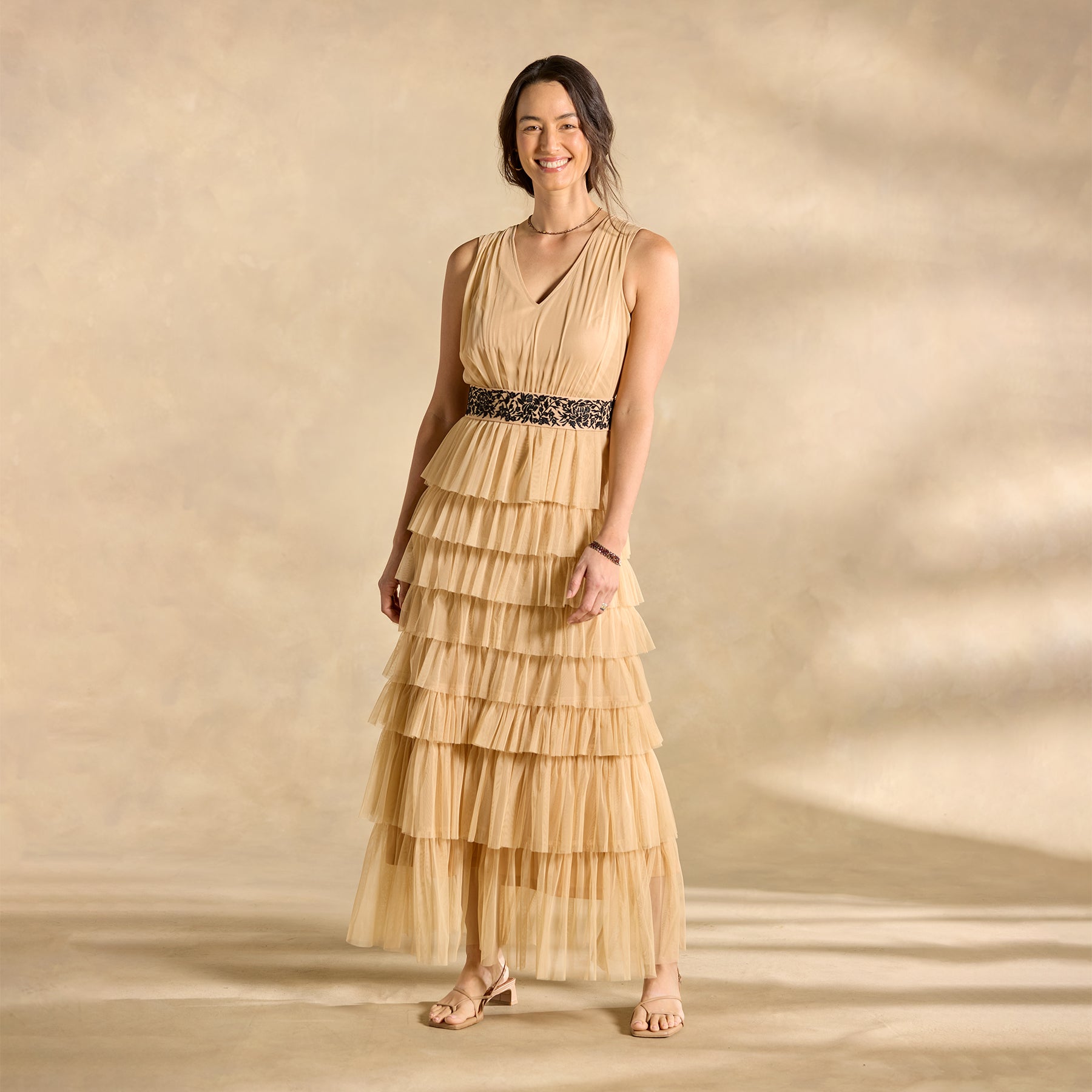 Millbrae Mesh Dress. Petite