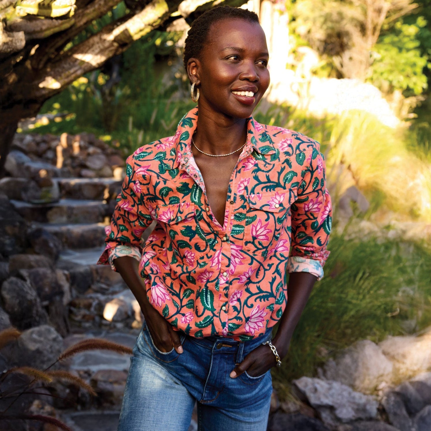 Willow Linen Floral Shirt