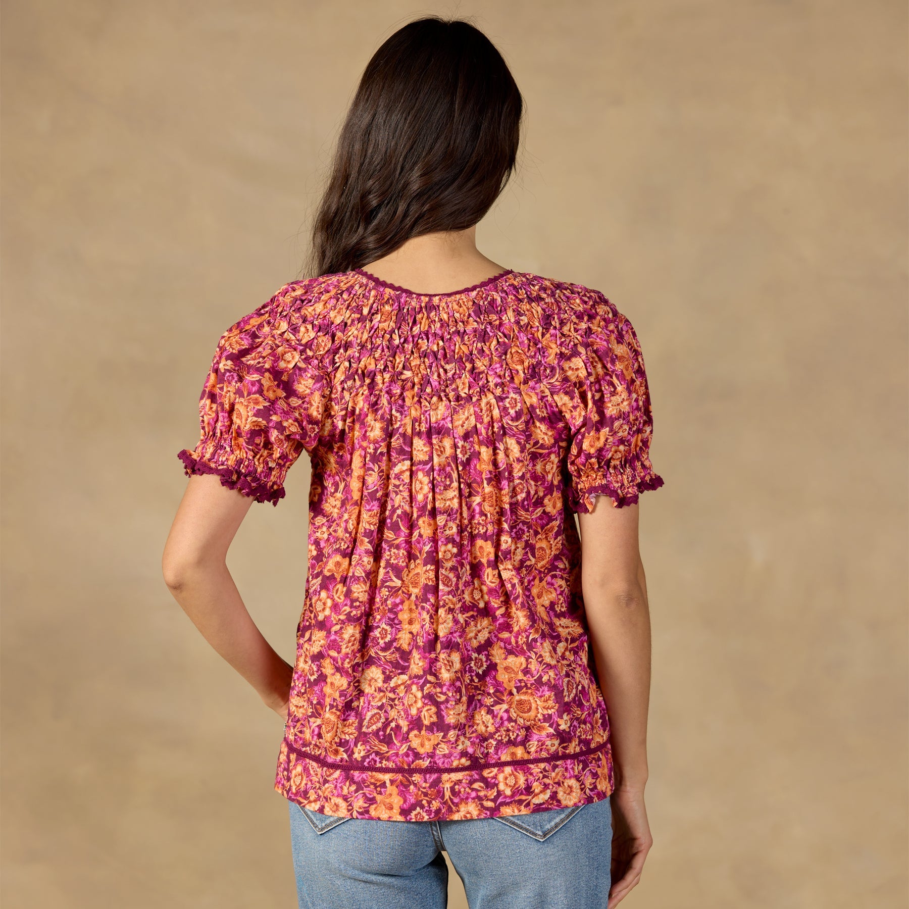 Lodi Printed Top. Petite