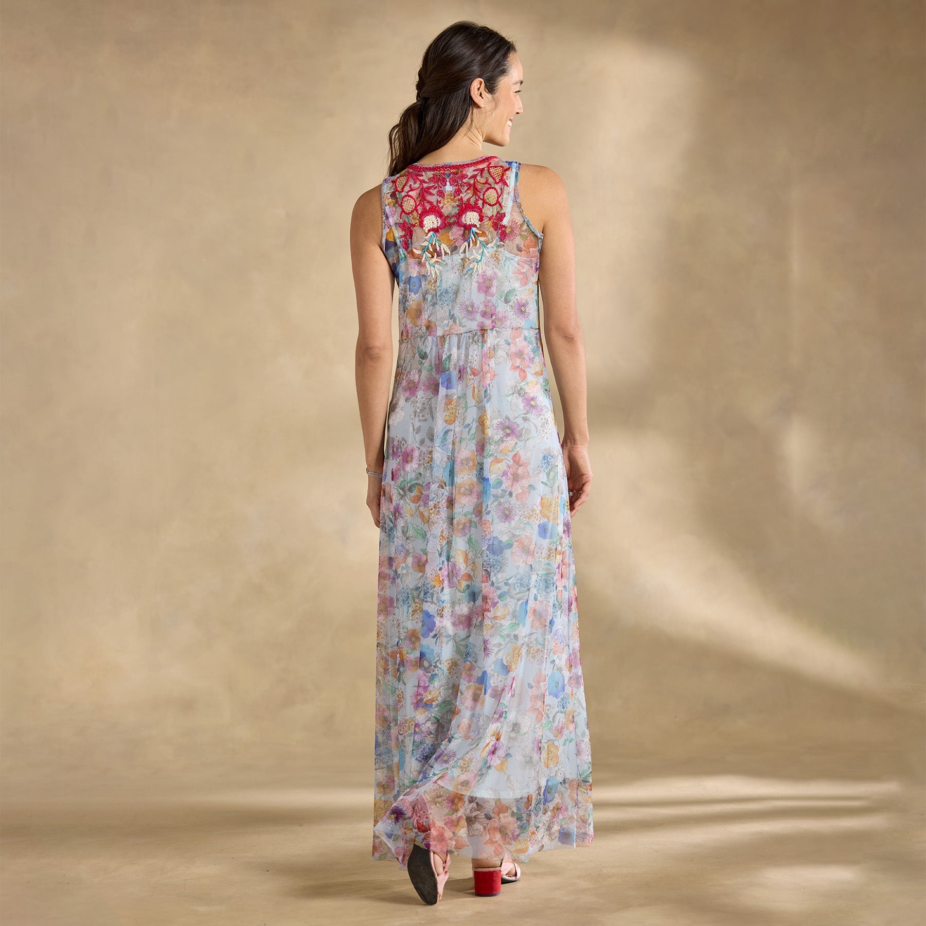 Floral Dancer Mesh Dress