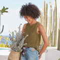 Ravina Shell Sweater. Petite