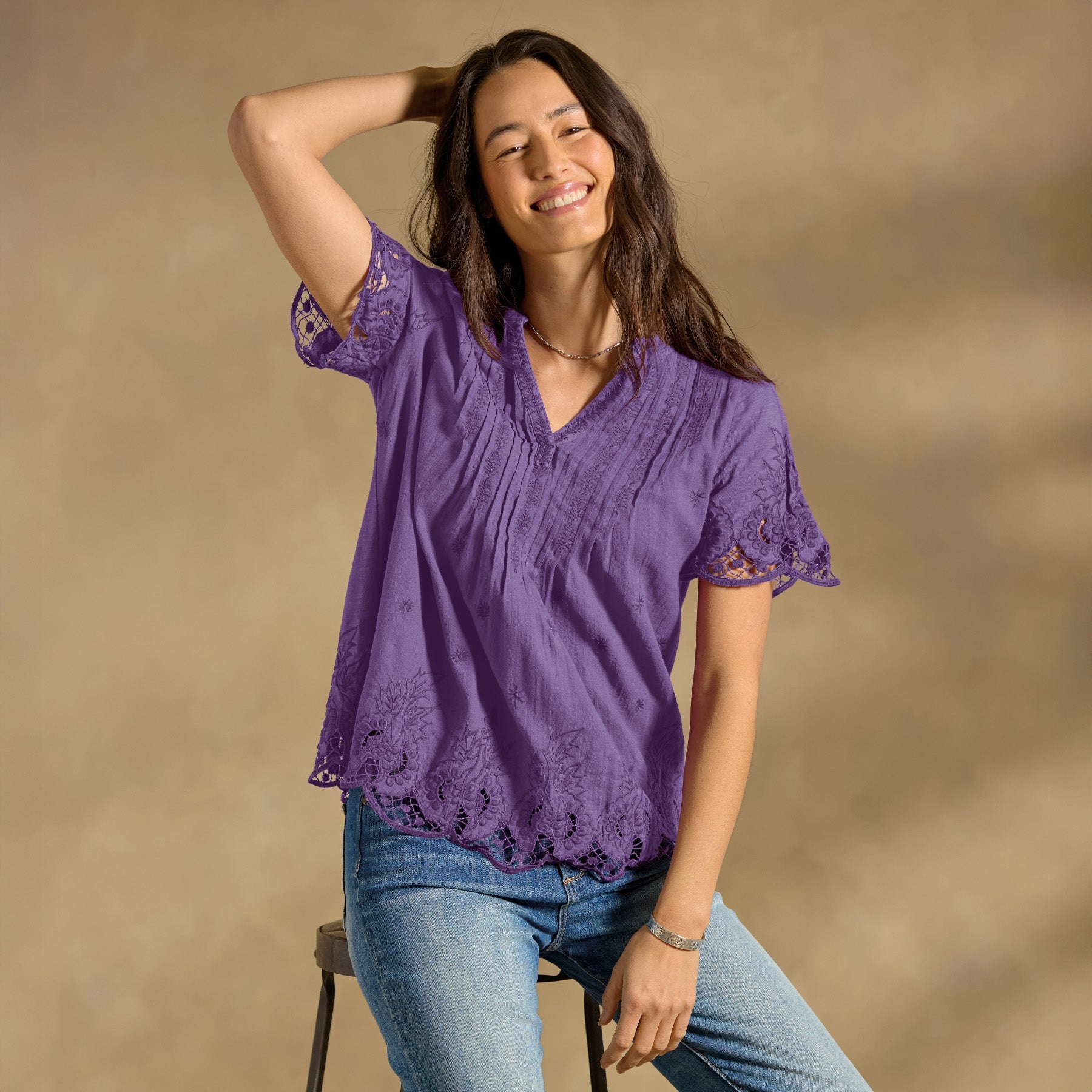 Garland Lace Top