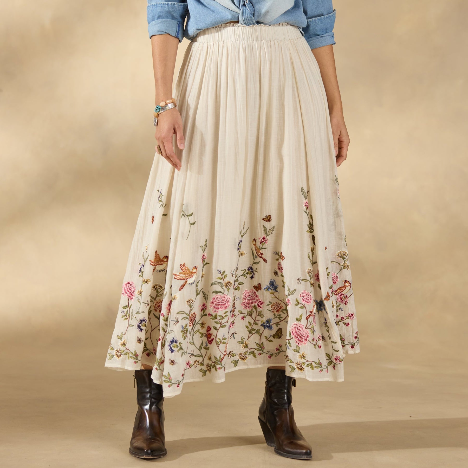 Romance Garden Skirt. Petite
