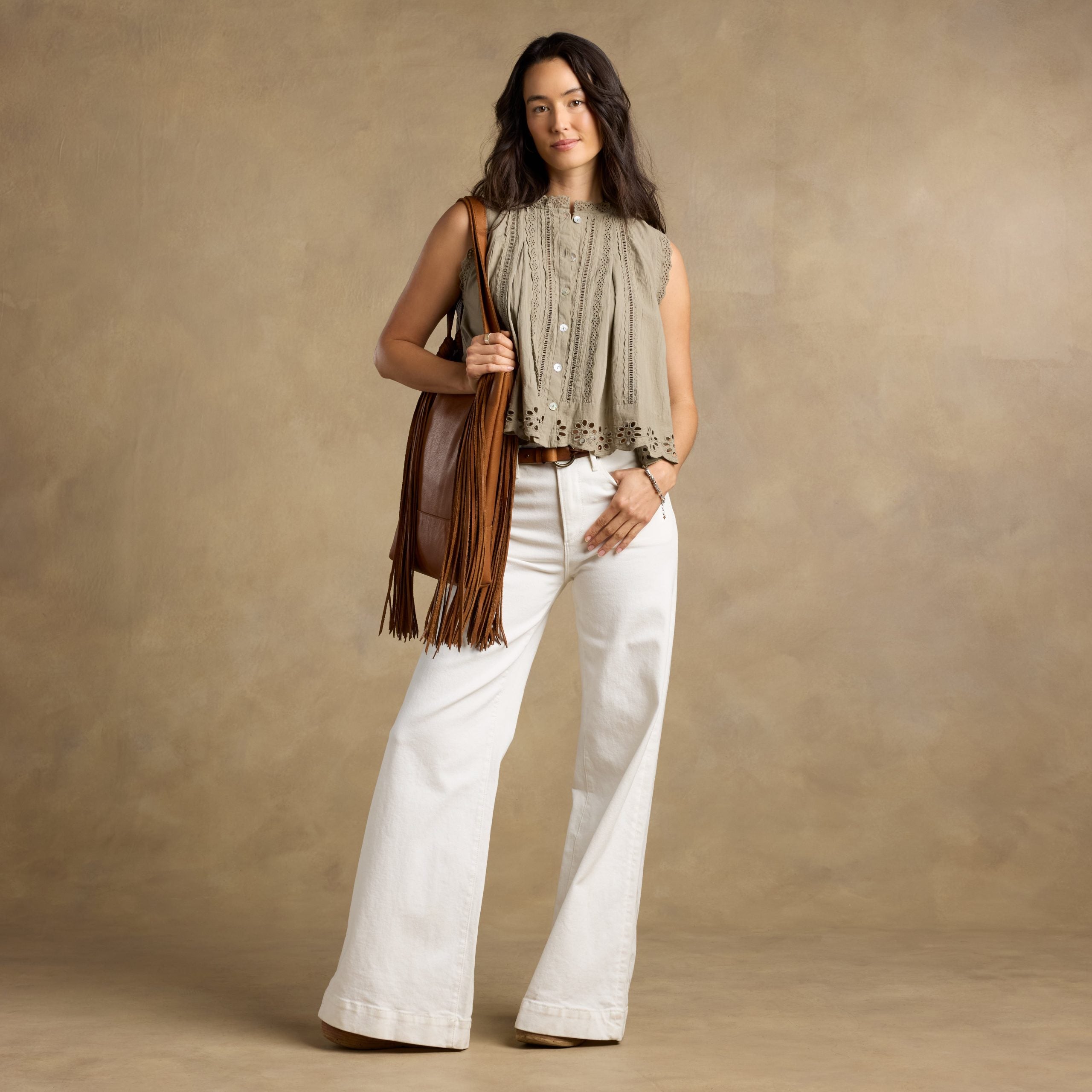 Malia Eyelet Top