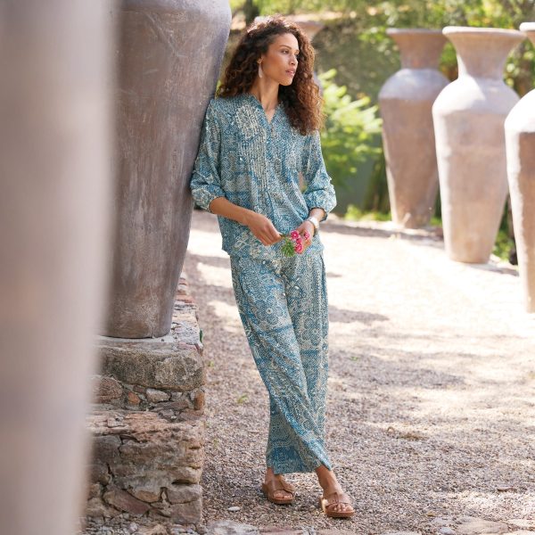 Zeeland Printed Blouse
